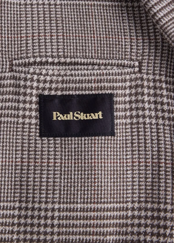 Plaid Garment Washed Cotton Jacket