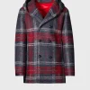 Plaid Hooded Coat