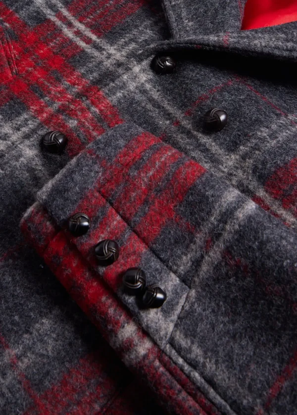 Plaid Hooded Coat