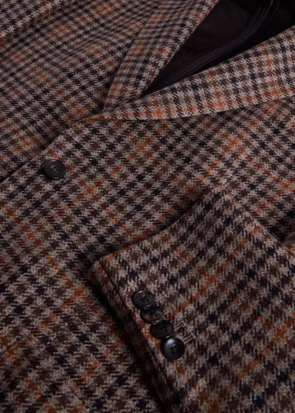 Plaid Jacket WithRemovable Vest