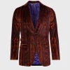 Printed Cotton Velvet Jacket