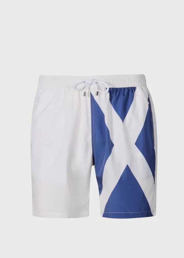 Printed Flag Swim Shorts
