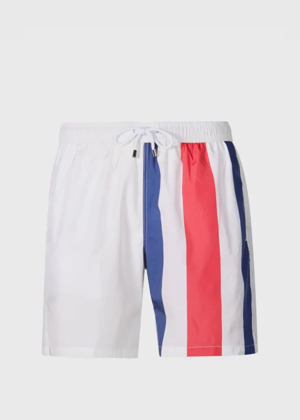 Printed Flag Swim Shorts