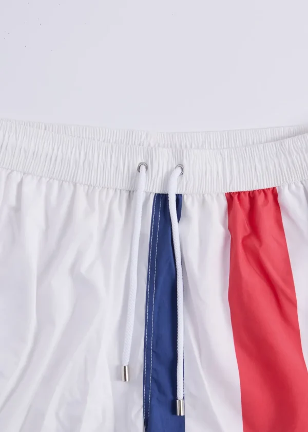 Printed Flag Swim Shorts