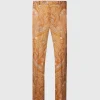Printed Paisley Linen Trouser