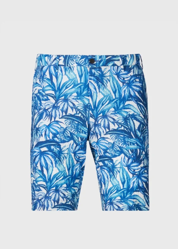 Printed Seersucker Walk Short