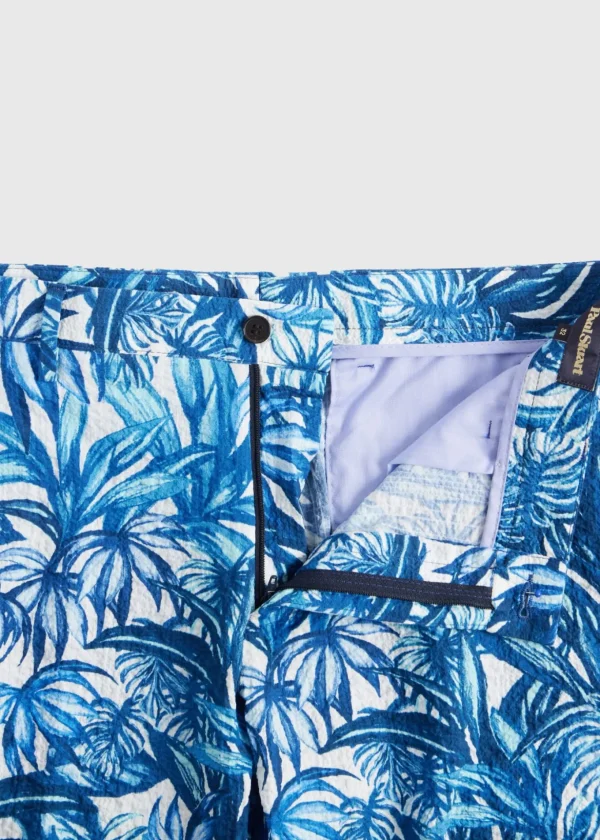 Printed Seersucker Walk Short