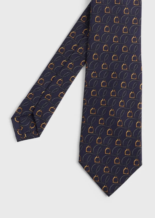 Printed Silk Belts And Bits Tie