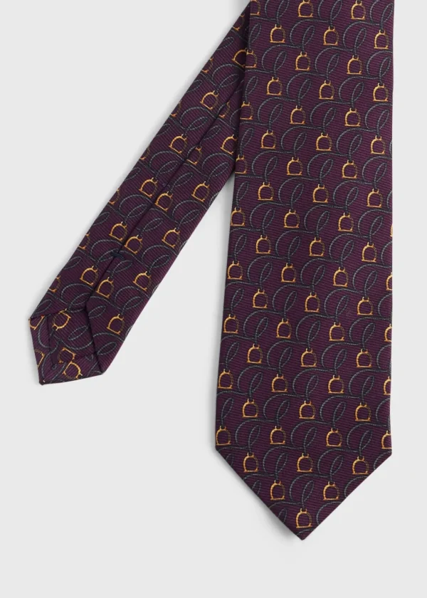 Printed Silk Belts And Bits Tie