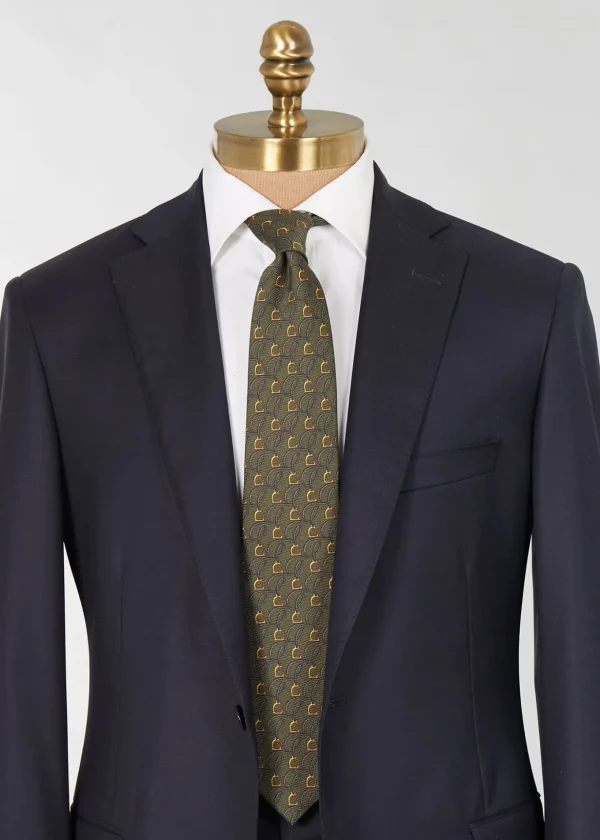 Printed Silk Belts And Bits Tie