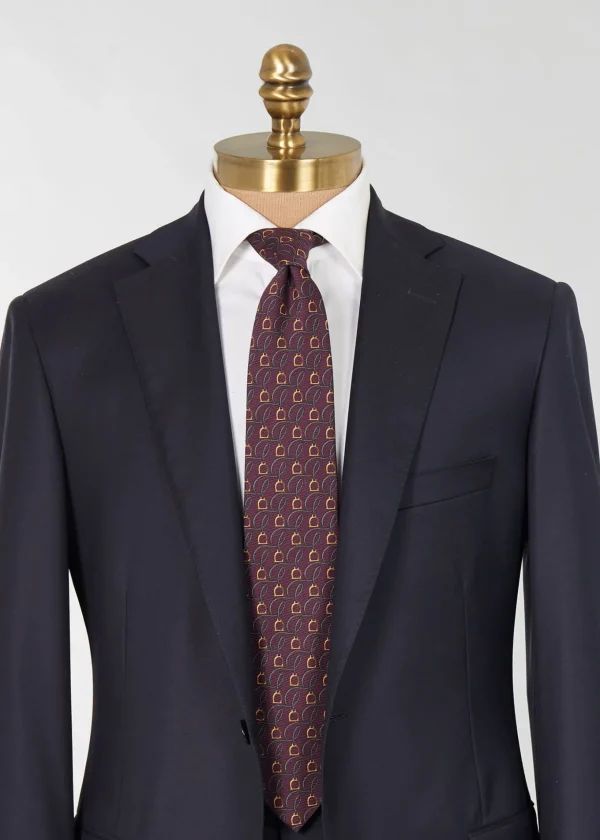 Printed Silk Belts And Bits Tie