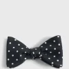 Printed Silk Dot Bow Tie
