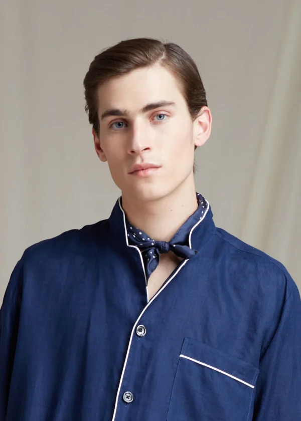 Printed Silk Dot Pocket Square