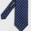 Printed Silk Dot Tie