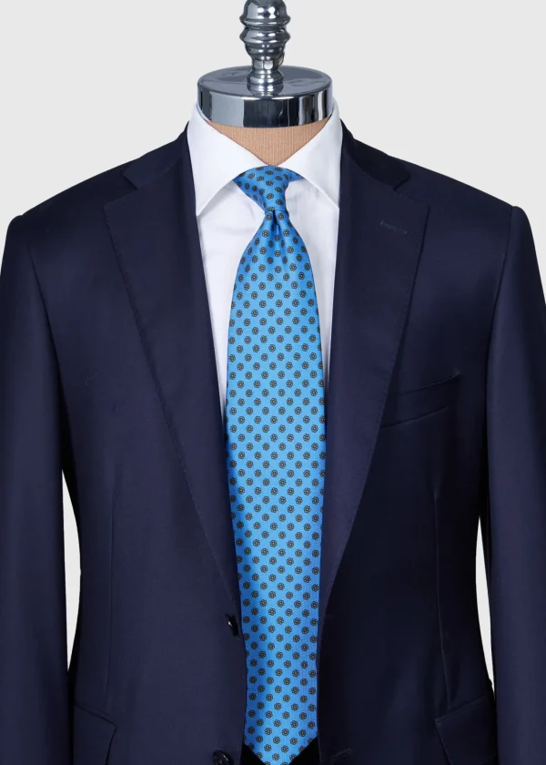 Printed Silk Floral Tie