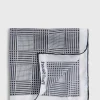 Printed Silk Glen Plaid Pocket Square