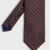 Printed Silk Micro Medallion Tie