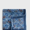 Printed Silk Paisley Pocket Square