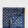 Printed Silk Tossed Medallion Pocket Square