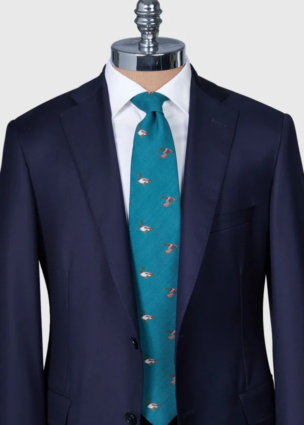 Printed Wool Mallard Tie