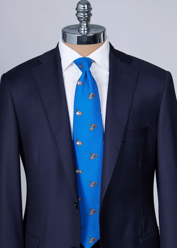 Printed Wool Mallard Tie