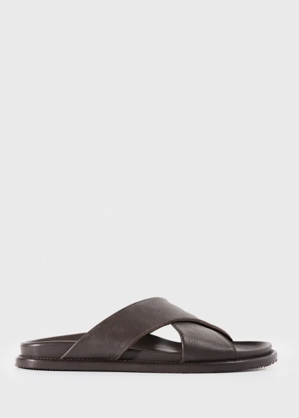 Punta Leather Slide