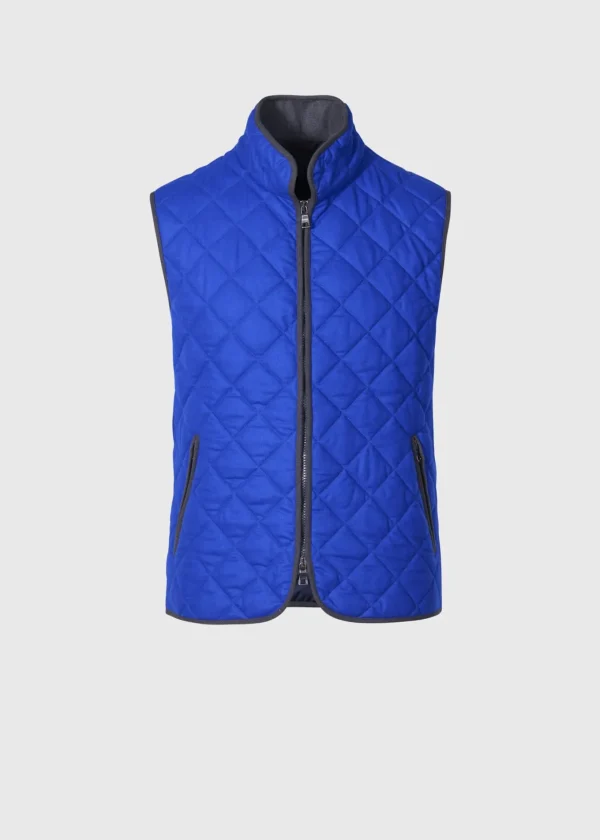 Quilted Wool Flannel Vest