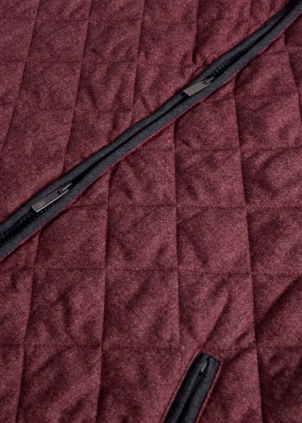 Quilted Wool Vest
