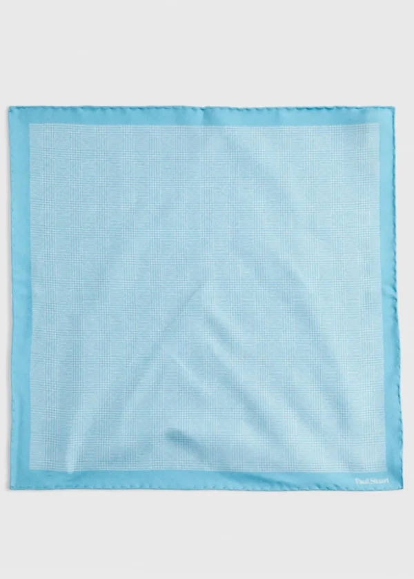 Reversible Silk Plaid Pocket Square