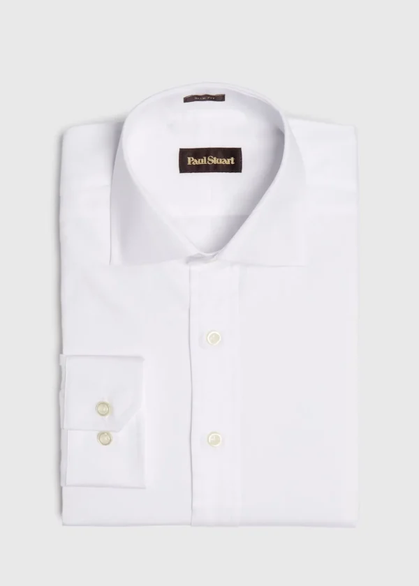 140s Cotton Slim Fit Dress Shirt