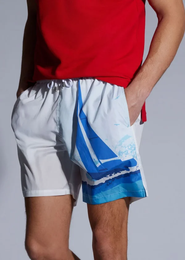 Sailboat Swim Trunk