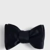 Satin Blunt Edge Bow Tie