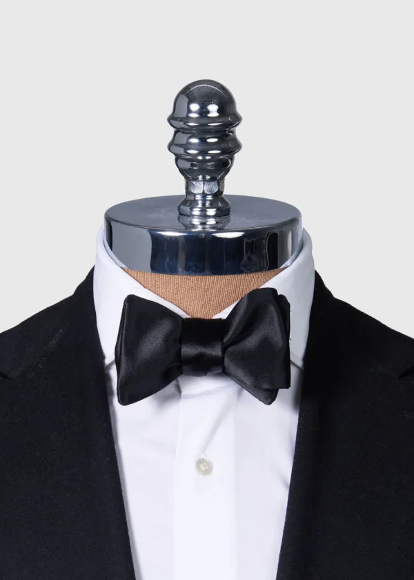 Satin Blunt Edge Bow Tie
