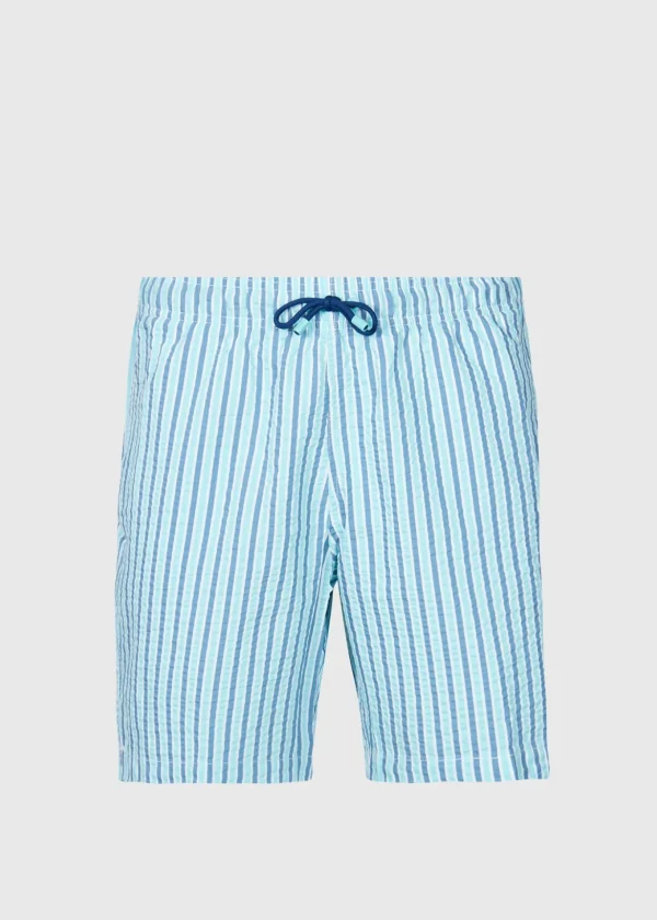 Seersucker Swim Trunk