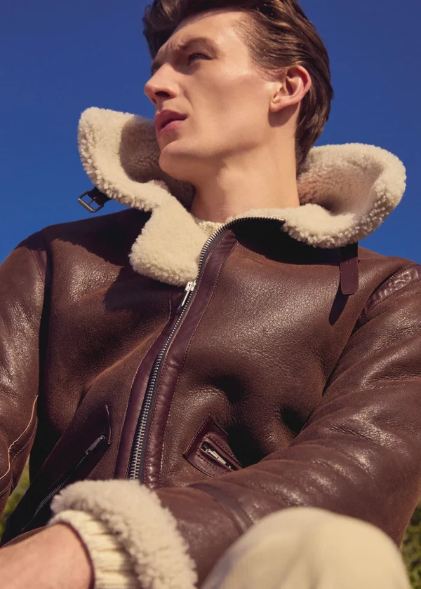 Shearling Aviator Jacket