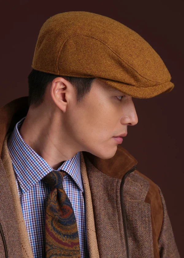 Shetland Wool Melange Ivy Cap
