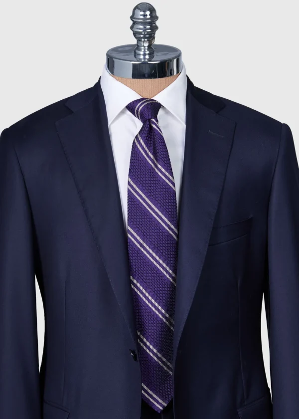 Silk Grenadine Stripe Tie