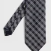 Silk Jacquard Check Tie