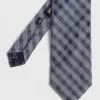 Silk Jacquard Check Tie