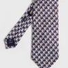 Silk Jacquard Houndstooth Tie