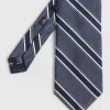 Silk Jacquard Macclesfield Stripe Tie