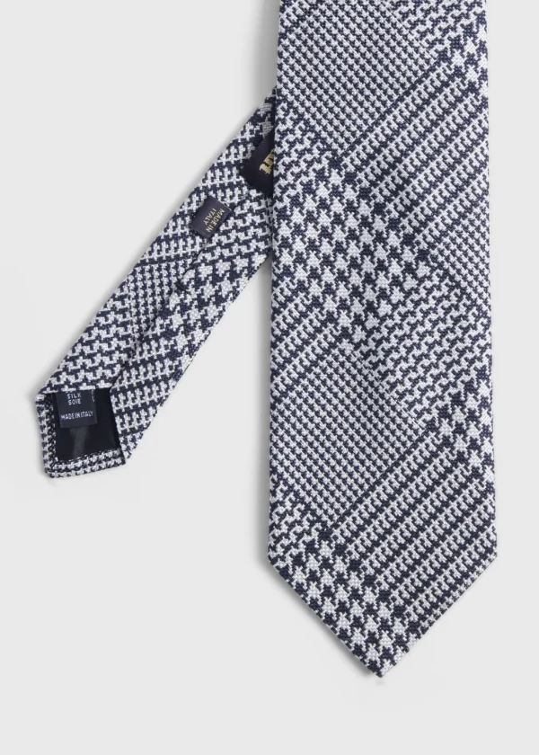 Silk Jacquard Plaid Tie