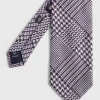 Silk Jacquard Plaid Tie