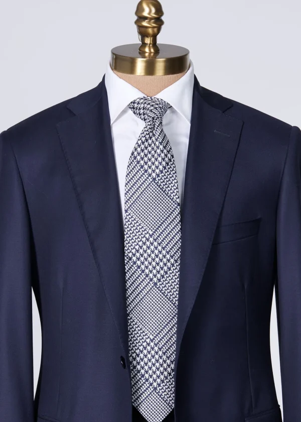 Silk Jacquard Plaid Tie