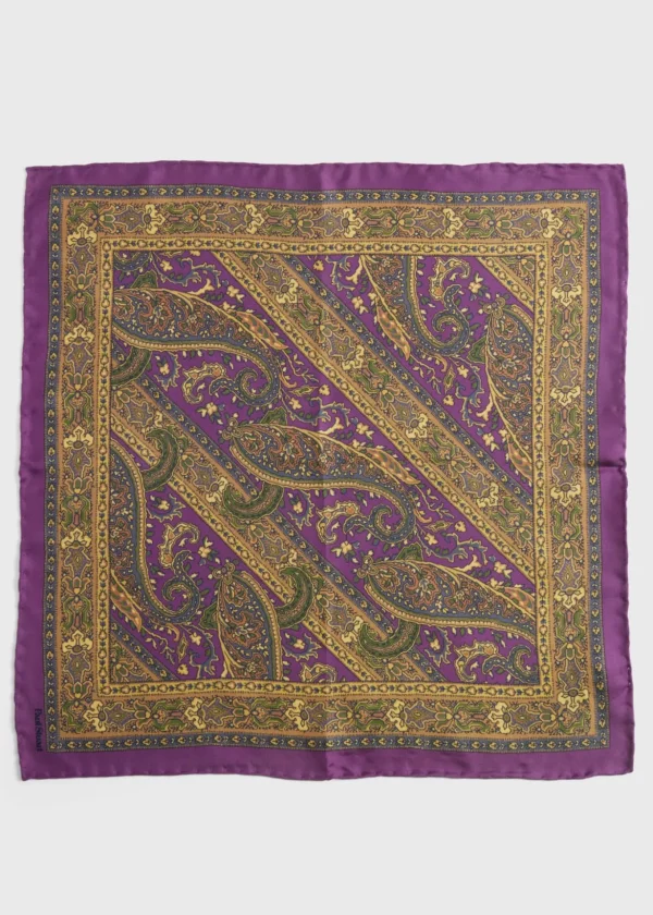 Silk Paisley Pocket Square