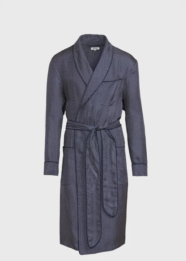 Silk Pindot Robe