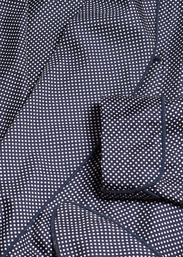 Silk Pindot Robe