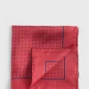 Silk Twill Dot Print Pocket Square