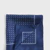 Silk Twill Dot Print Pocket Square