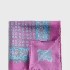 Silk Twill Medallion Pocket Square